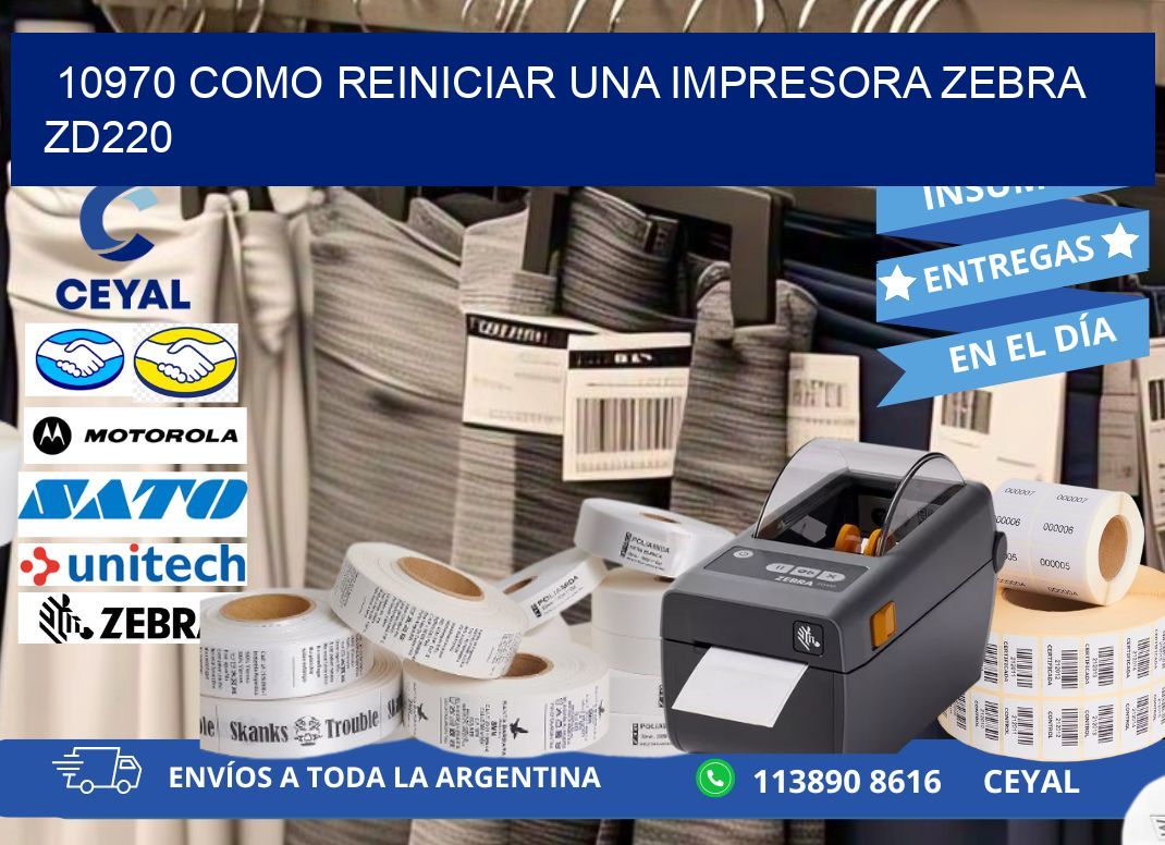 10970 Como reiniciar una impresora Zebra  ZD220