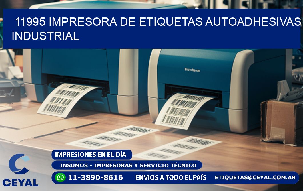 11995 Impresora de etiquetas autoadhesivas industrial