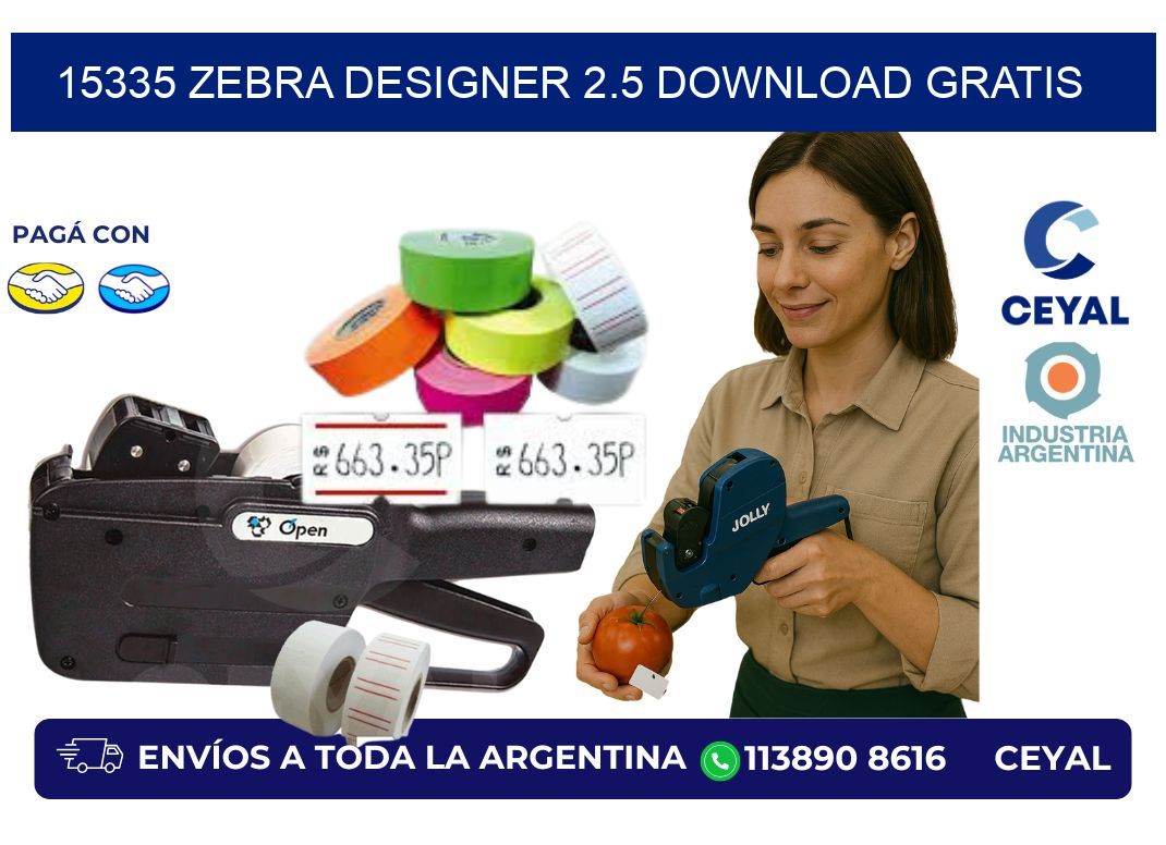 15335 Zebra designer 2.5 download gratis