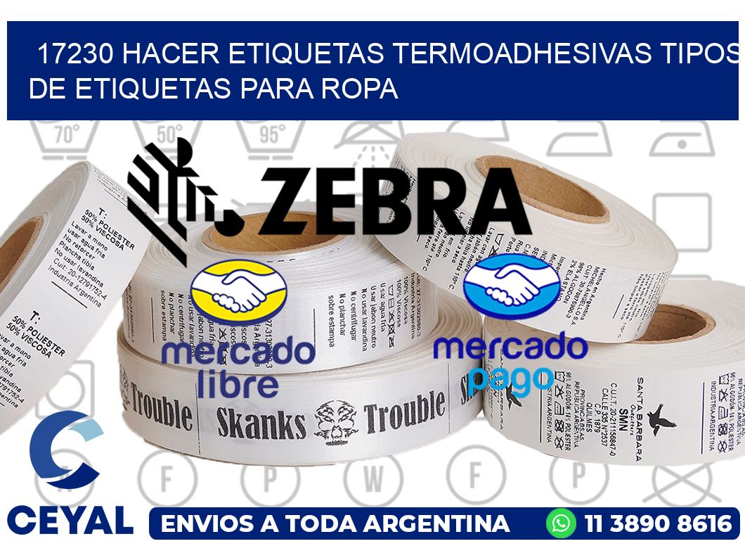 17230 hacer etiquetas termoadhesivas tipos de etiquetas para ropa