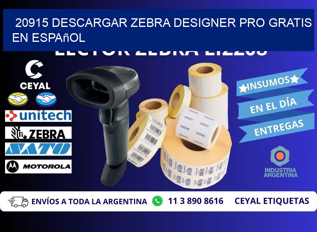 20915 Descargar Zebra Designer Pro gratis en Español
