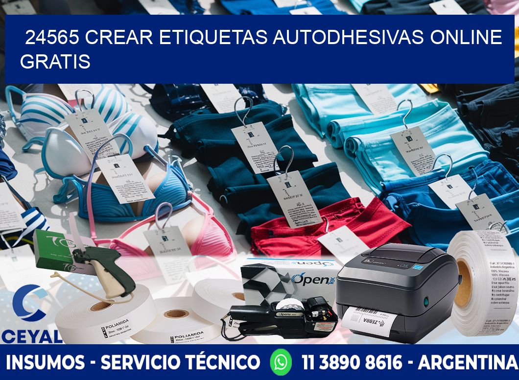 24565 Crear etiquetas autodhesivas online gratis