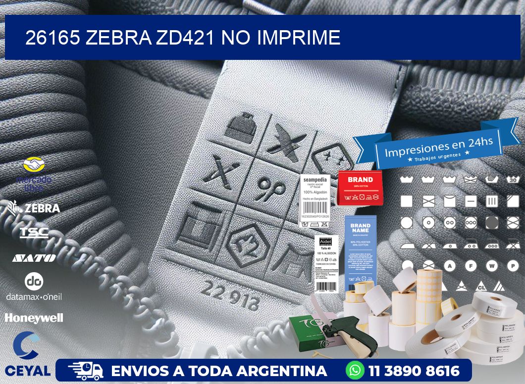 26165 Zebra ZD421 no imprime