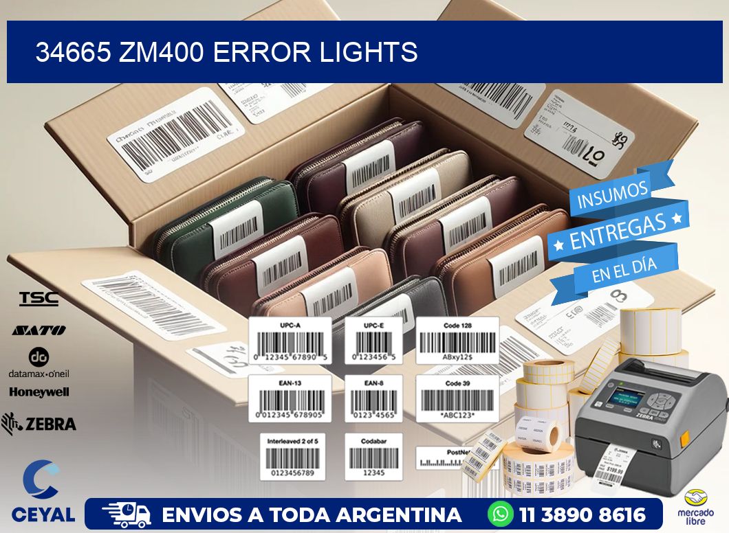 34665 ZM400 error lights