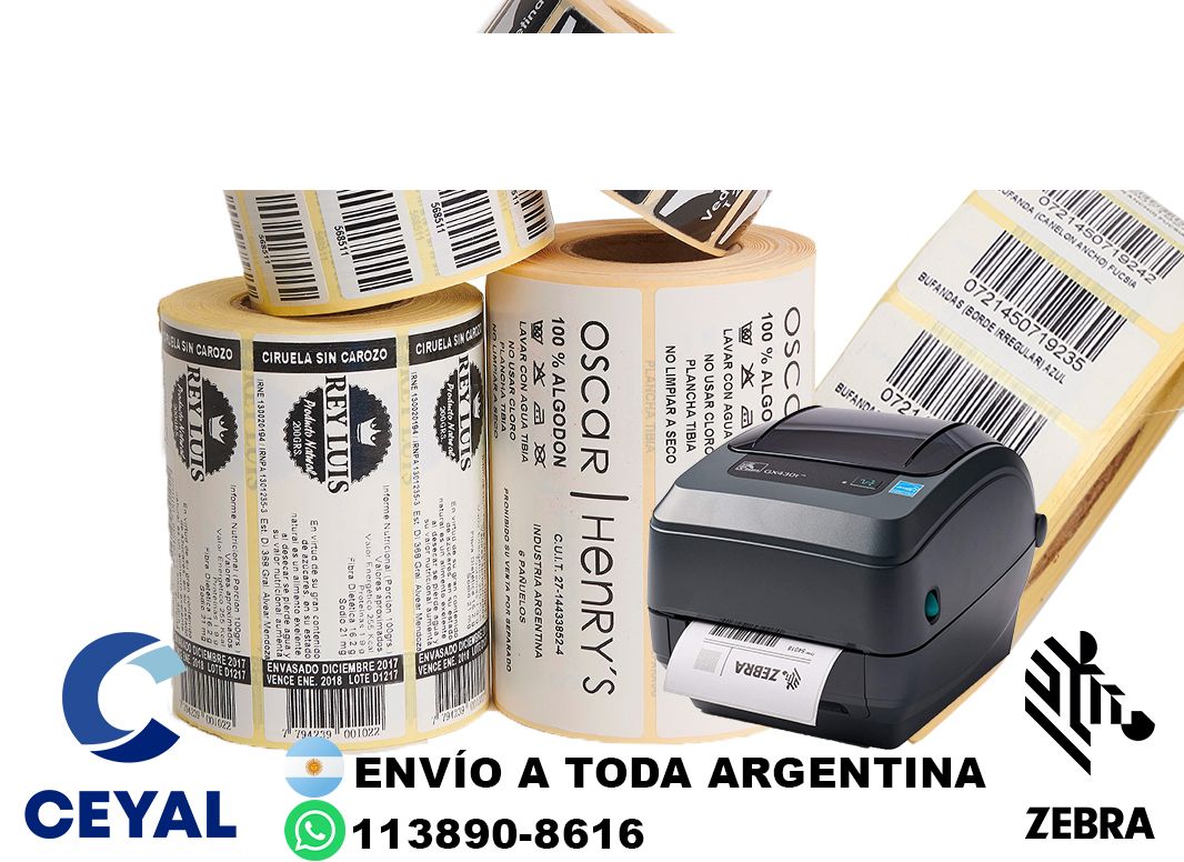 3575 Etiquetas impresas para gran producción