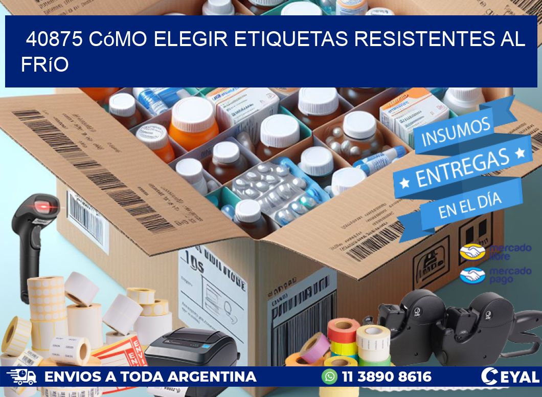 40875 cómo elegir etiquetas resistentes al frío