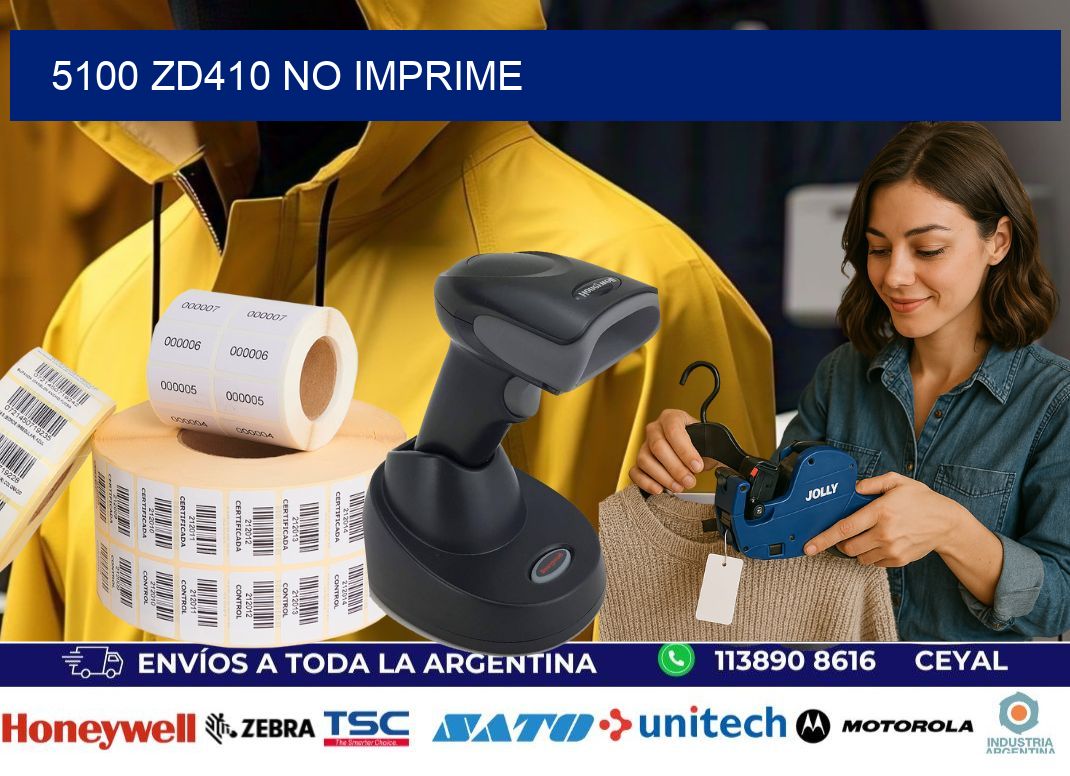 5100 ZD410 no imprime