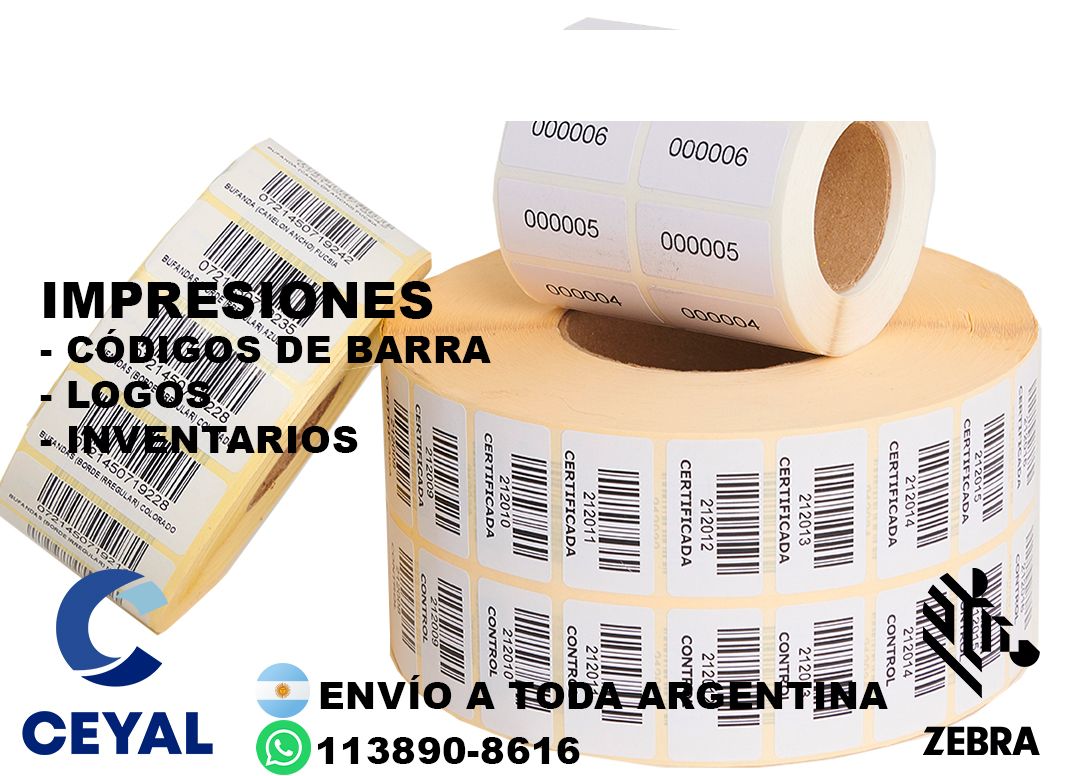 5485 Etiquetas para exportación