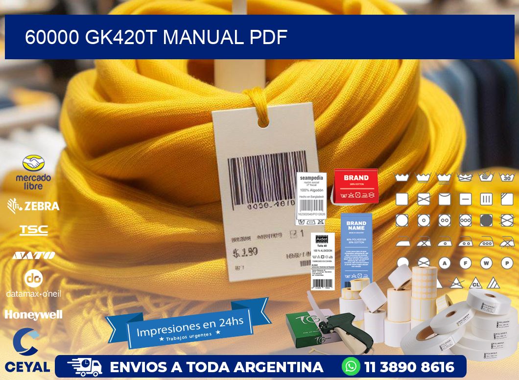 60000 GK420T manual PDF