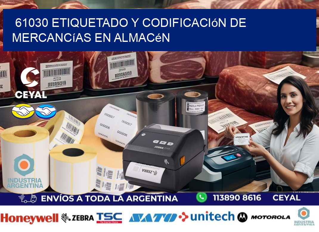61030 Etiquetado y codificación de mercancías en almacén