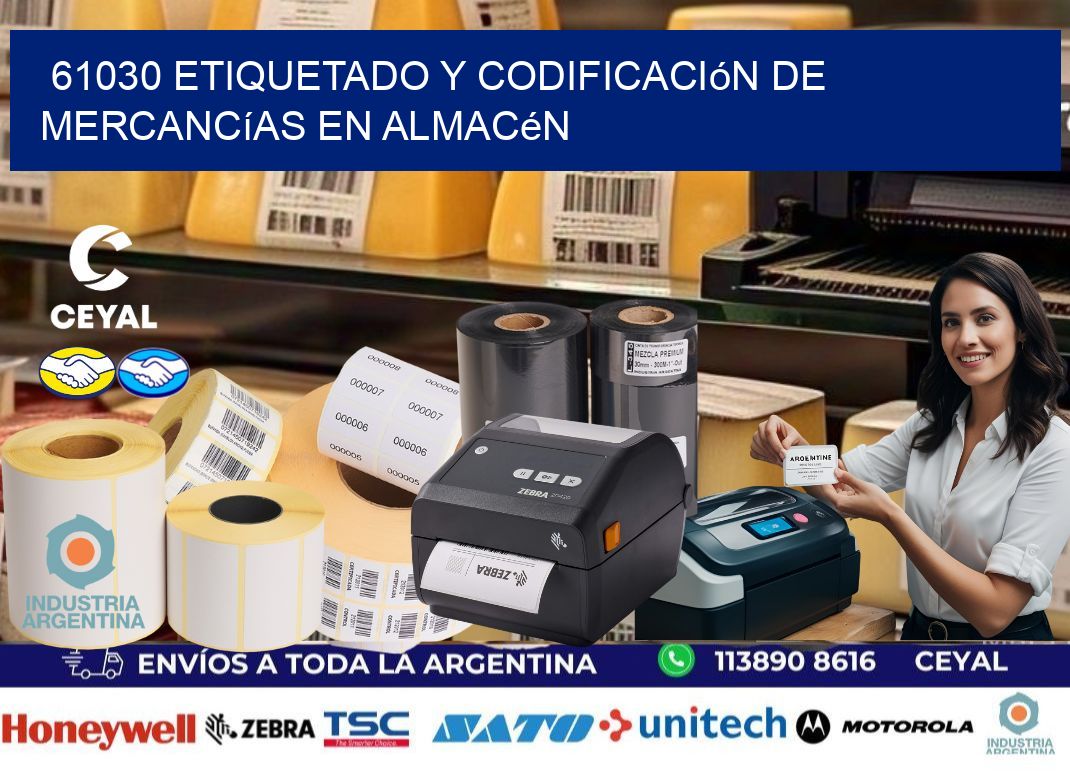 61030 Etiquetado y codificación de mercancías en almacén