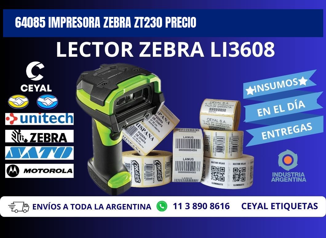 64085 Impresora Zebra ZT230 precio