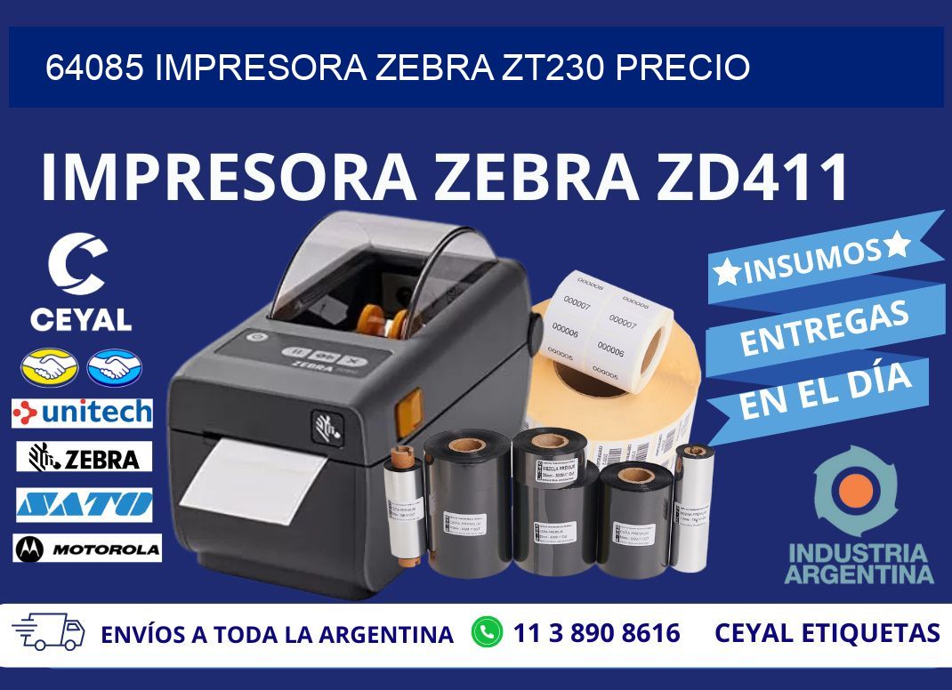 64085 Impresora Zebra ZT230 precio