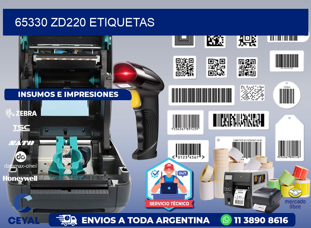 65330 ZD220 etiquetas