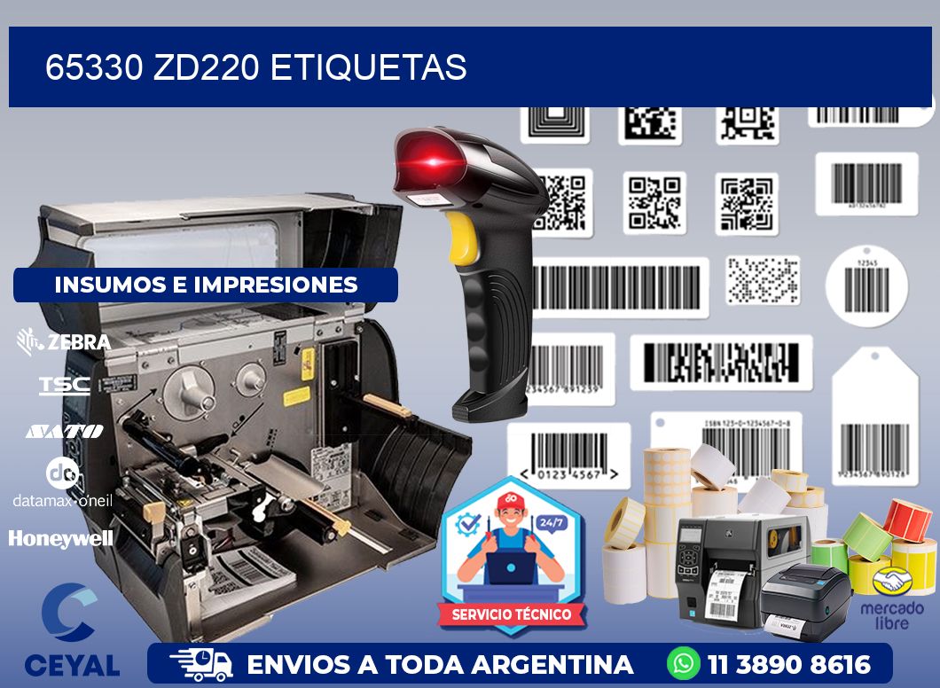 65330 ZD220 etiquetas