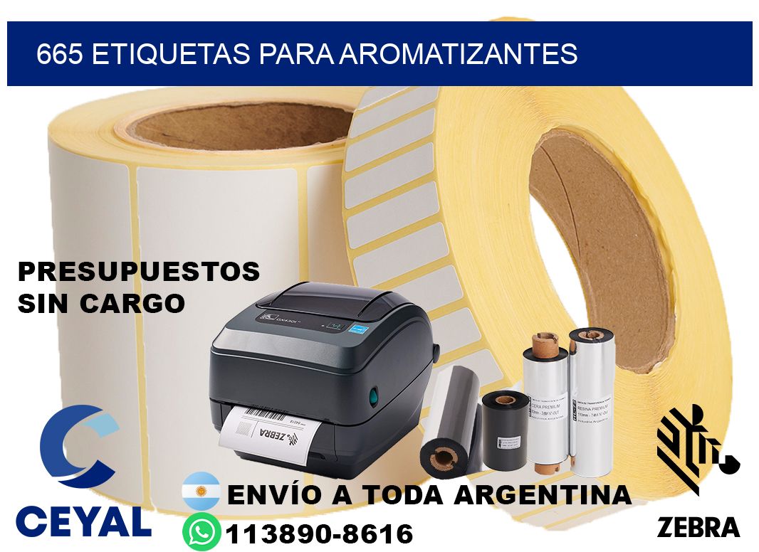 665 Etiquetas para aromatizantes