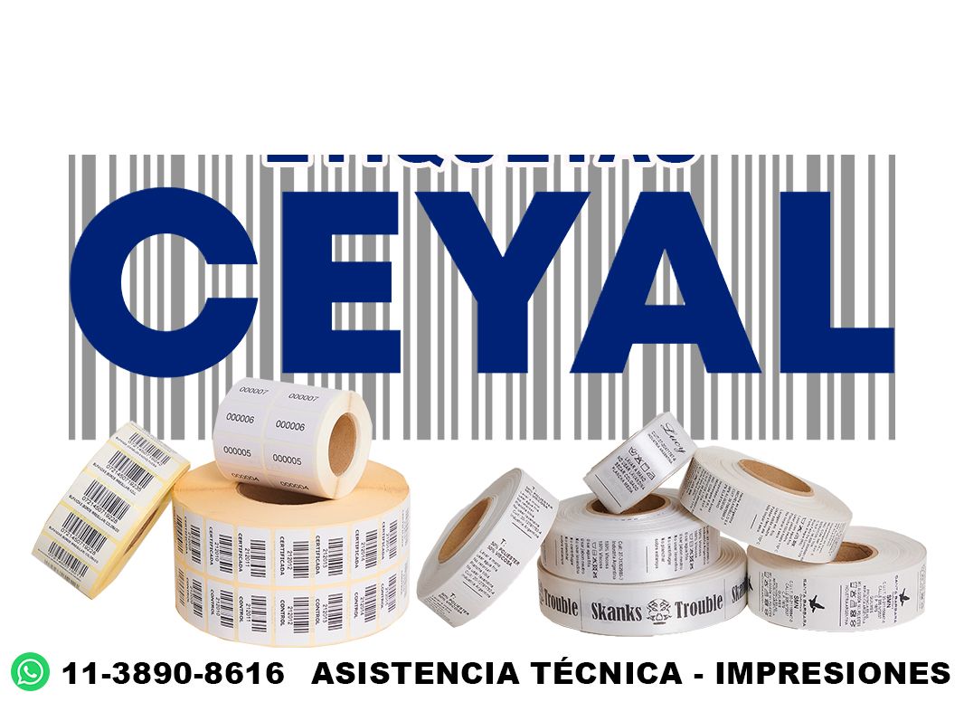 69065 Etiquetas con código de barras para ropa