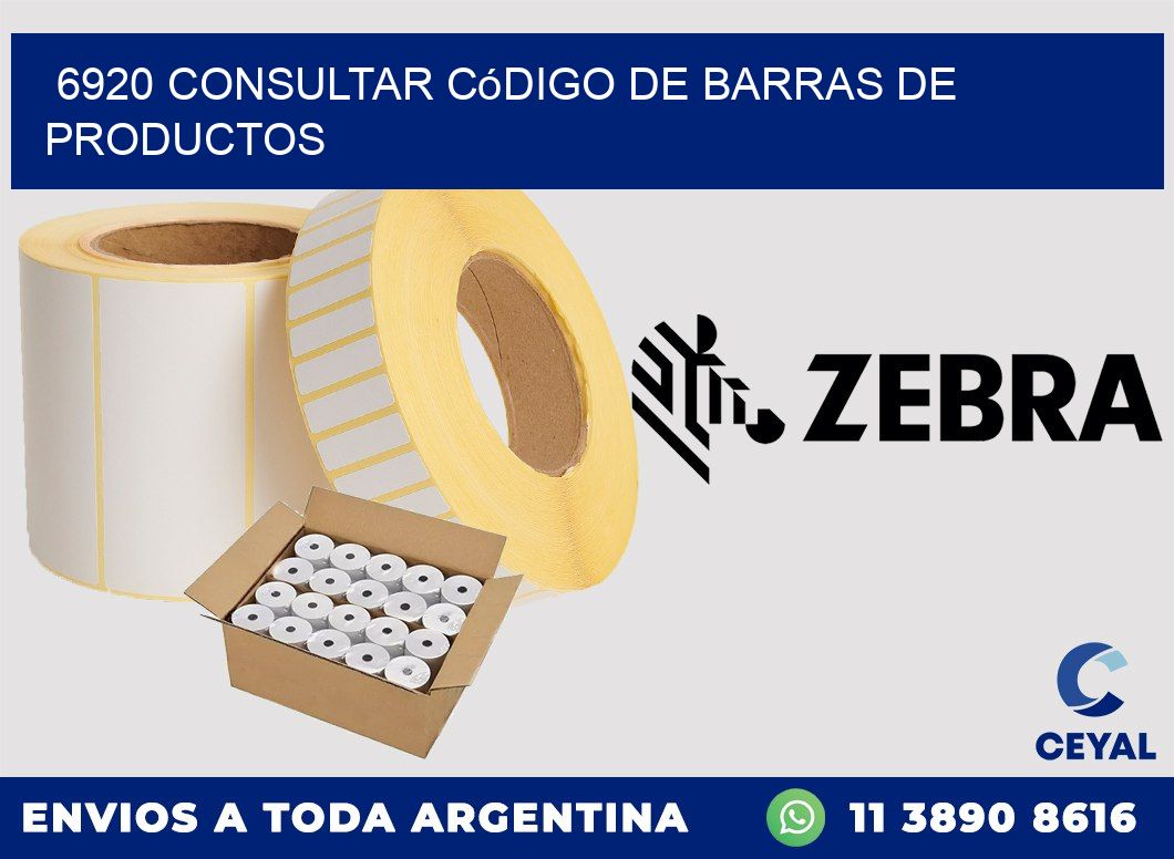 6920 Consultar código de barras de productos
