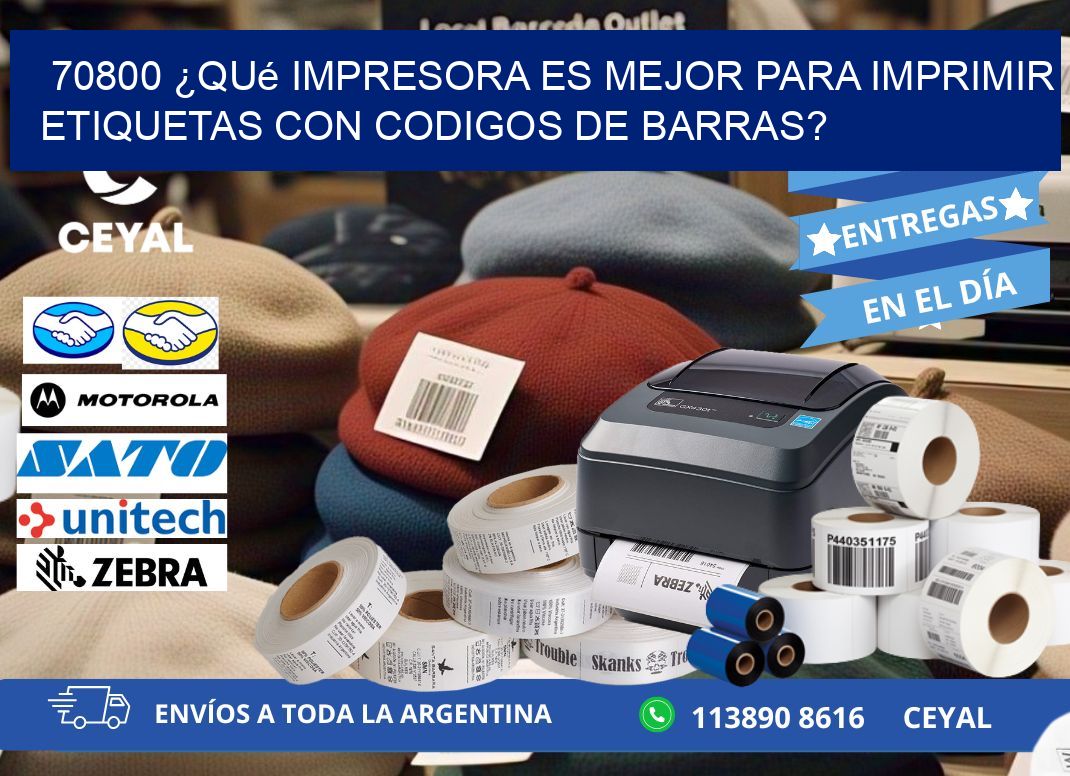 70800 ¿Qué impresora es mejor para imprimir etiquetas con codigos de barras?