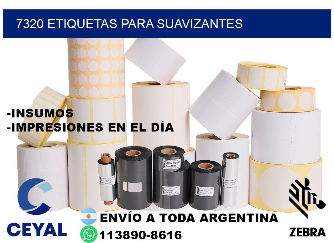 7320 Etiquetas para suavizantes