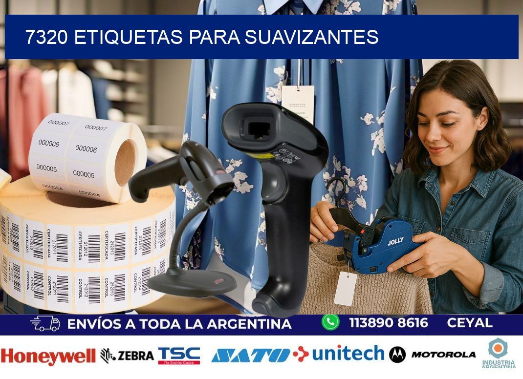 7320 Etiquetas para suavizantes
