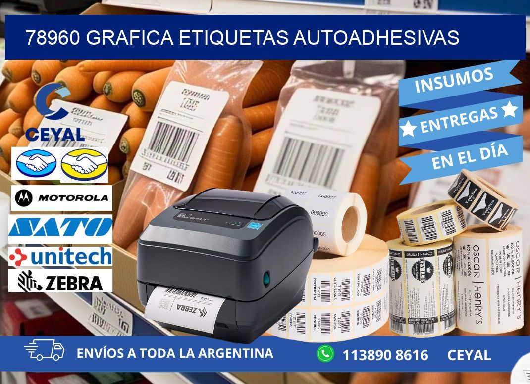 78960 Grafica etiquetas autoadhesivas