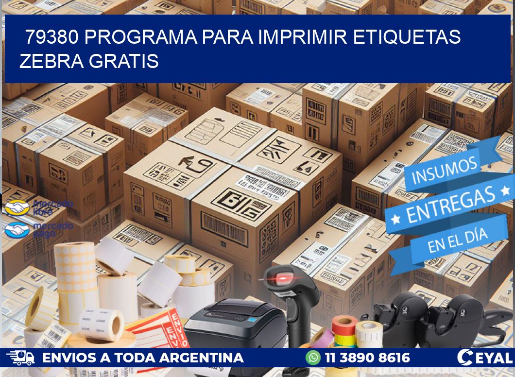 79380 Programa para imprimir etiquetas Zebra gratis