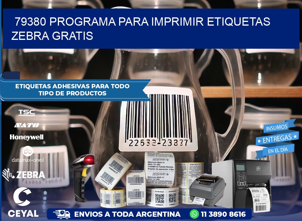 79380 Programa para imprimir etiquetas Zebra gratis