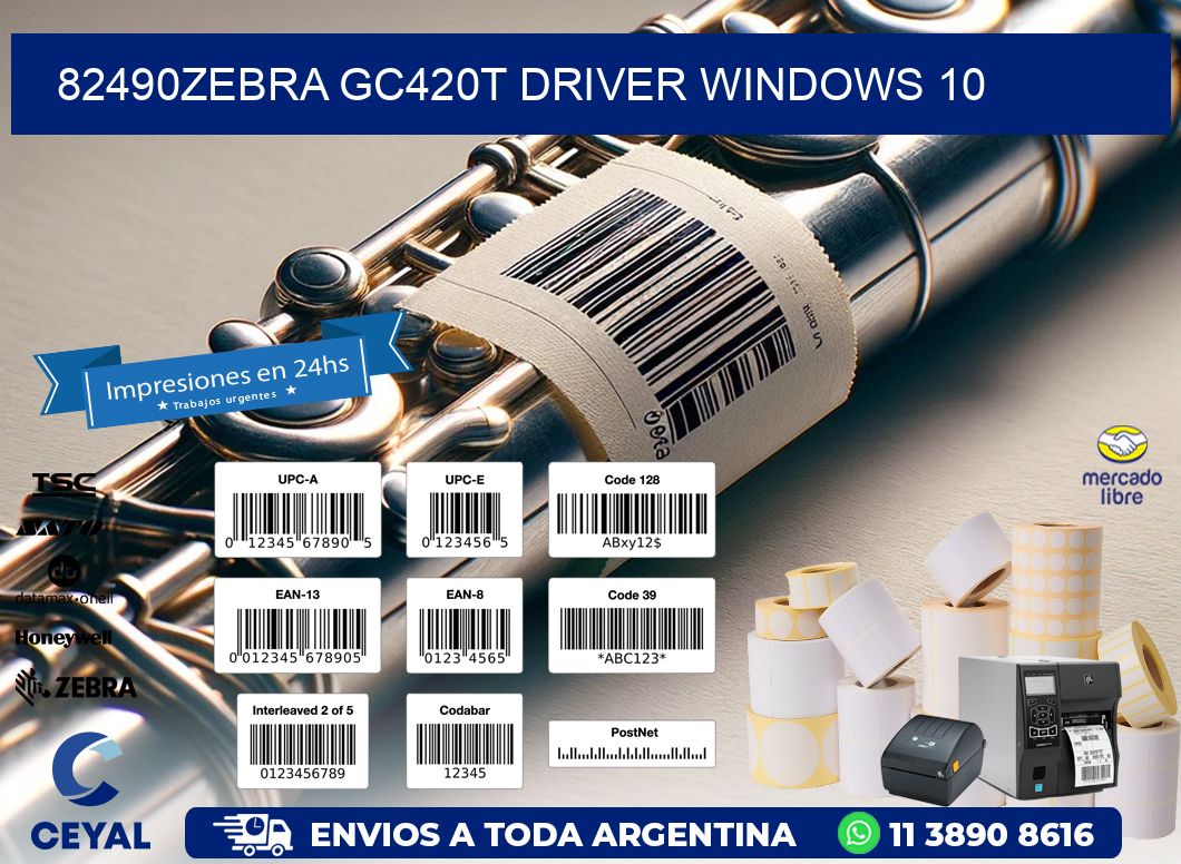 82490Zebra GC420t driver Windows 10