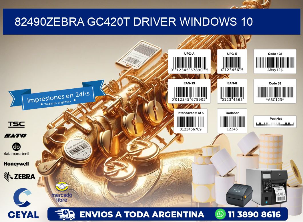 82490Zebra GC420t driver Windows 10