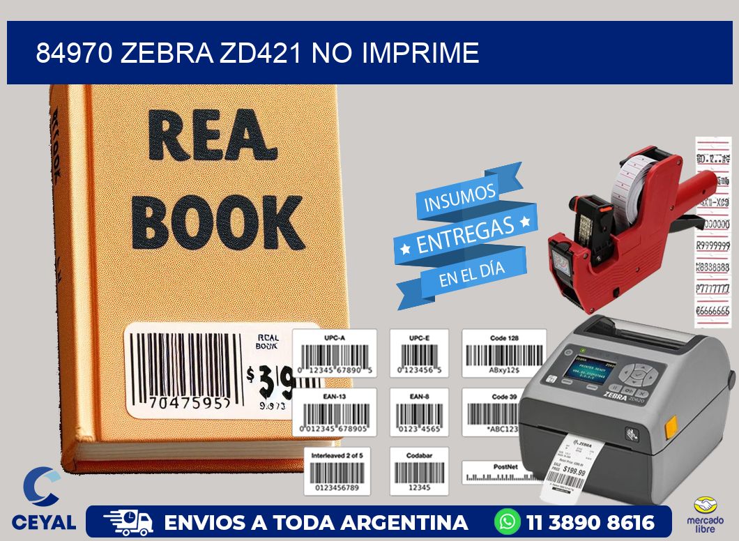 84970 Zebra ZD421 no imprime