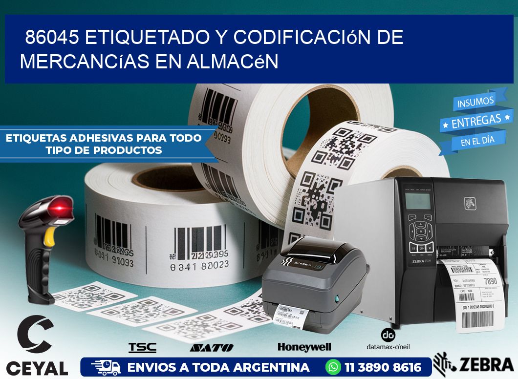 86045 Etiquetado y codificación de mercancías en almacén