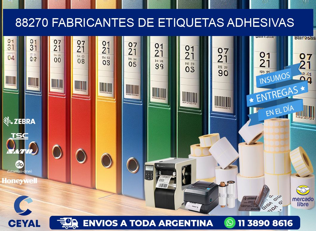 88270 Fabricantes de etiquetas adhesivas