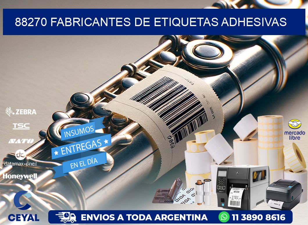 88270 Fabricantes de etiquetas adhesivas
