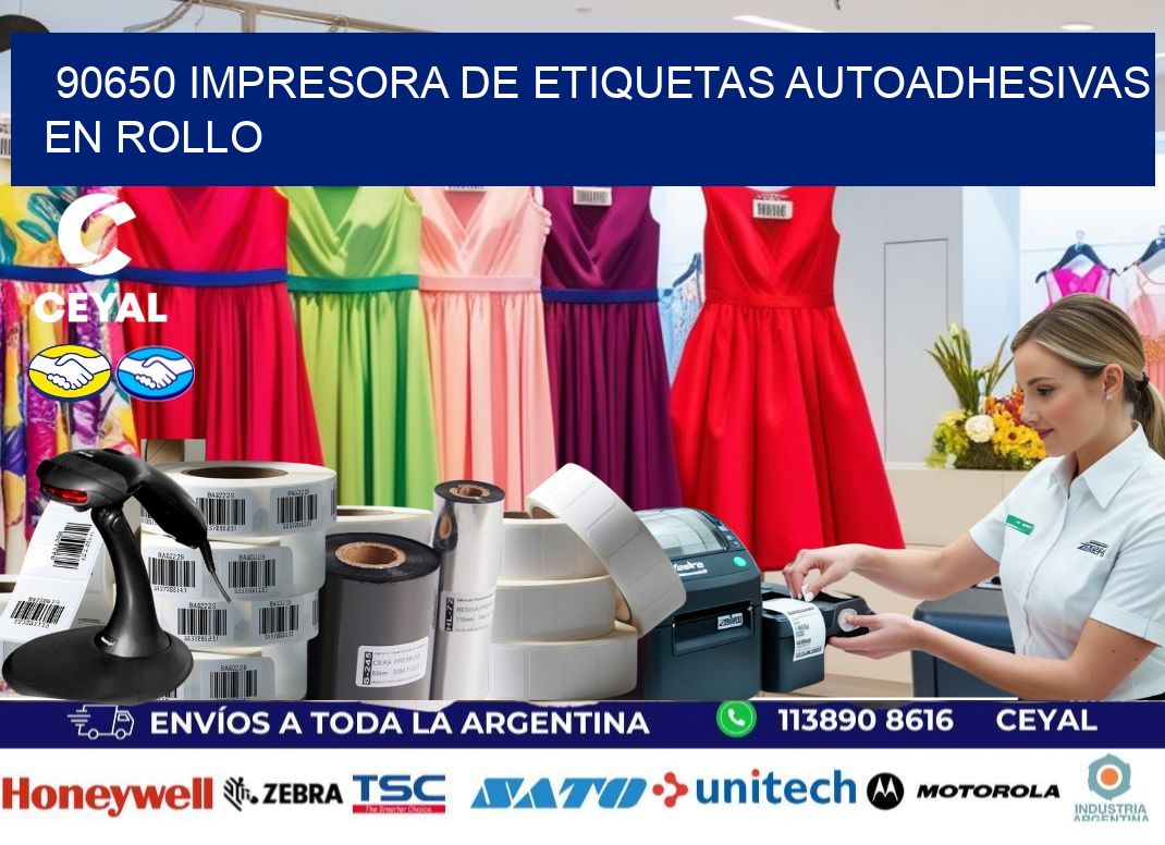 90650 impresora de etiquetas autoadhesivas en rollo