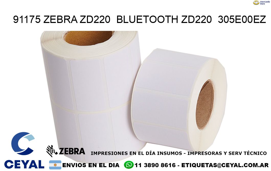 91175 Zebra ZD220  Bluetooth ZD220  305E00EZ