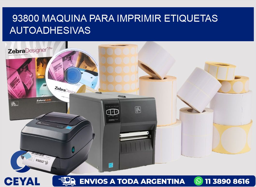 93800 maquina para imprimir etiquetas autoadhesivas