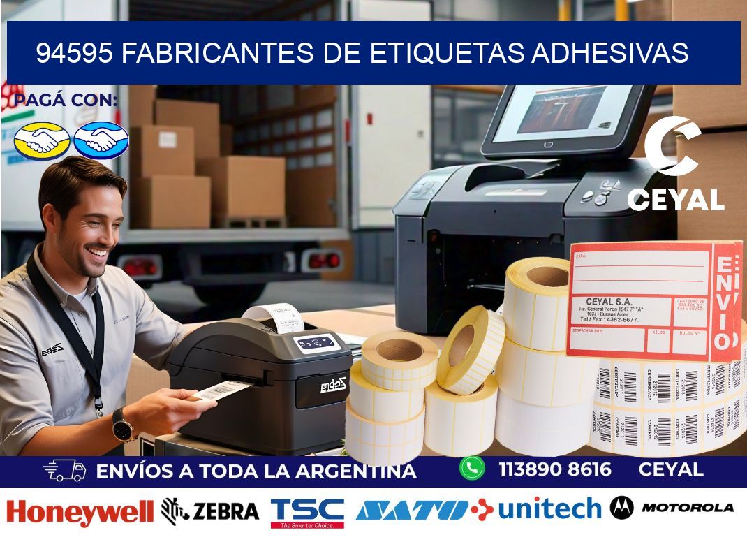 94595 Fabricantes de etiquetas adhesivas
