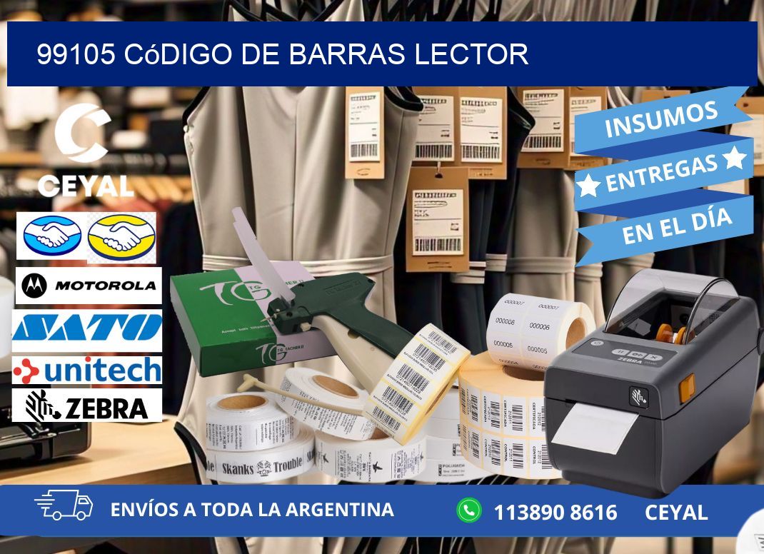 99105 Código de barras lector