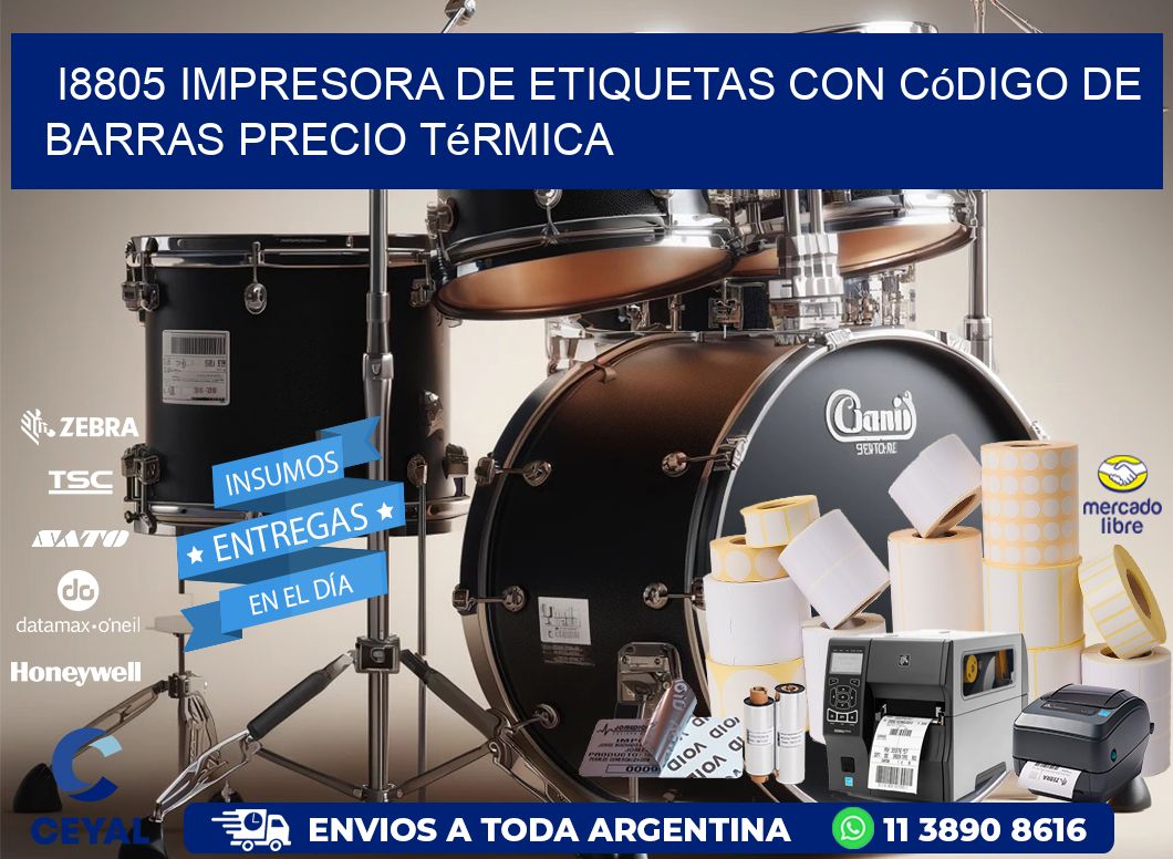 i8805 impresora de etiquetas con código de barras precio térmica