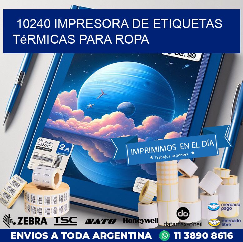 10240 impresora de etiquetas térmicas para ropa
