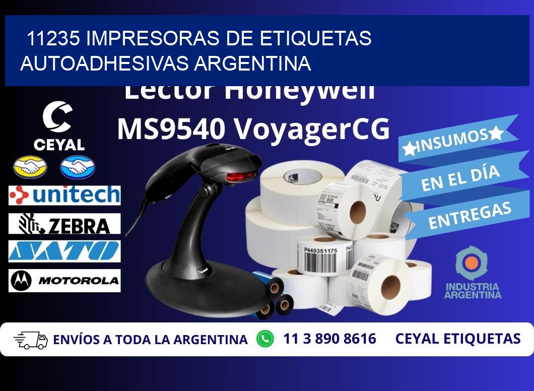 11235 Impresoras de etiquetas autoadhesivas argentina