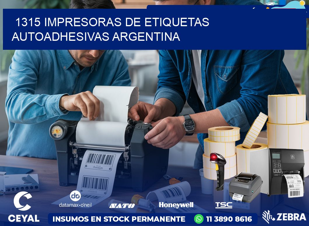 1315 Impresoras de etiquetas autoadhesivas argentina