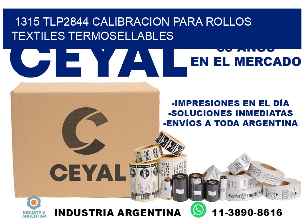 1315 tlp2844 calibracion para rollos textiles termosellables