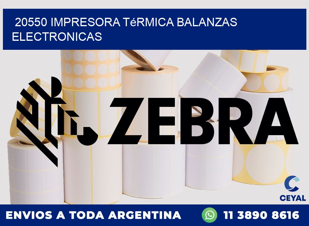 20550 impresora térmica balanzas electronicas