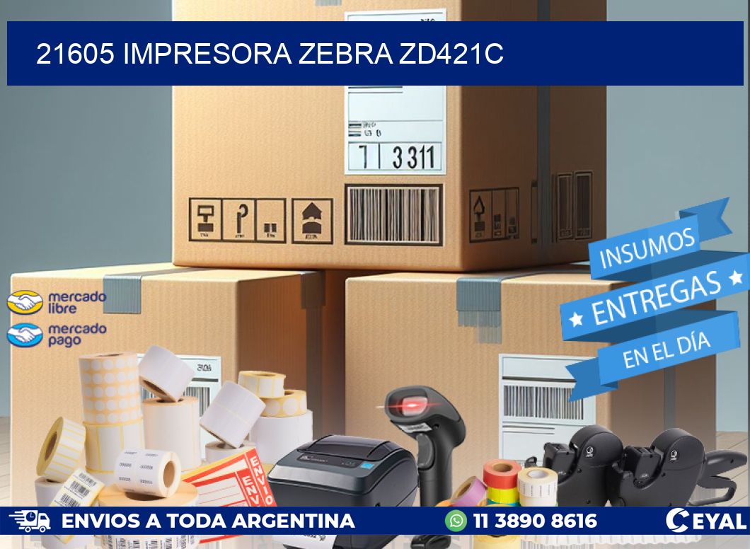 21605 Impresora Zebra zd421c