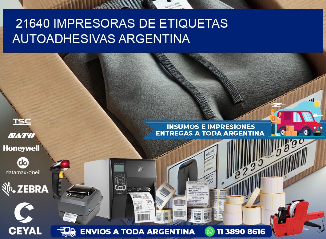 21640 Impresoras de etiquetas autoadhesivas argentina