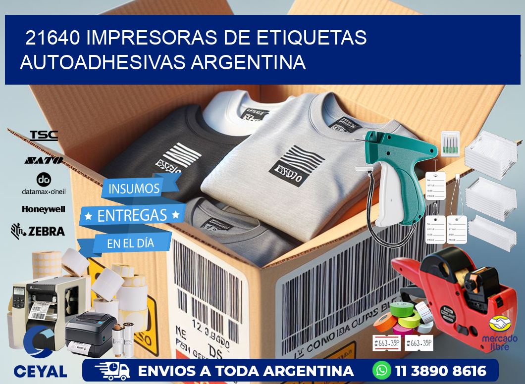 21640 Impresoras de etiquetas autoadhesivas argentina