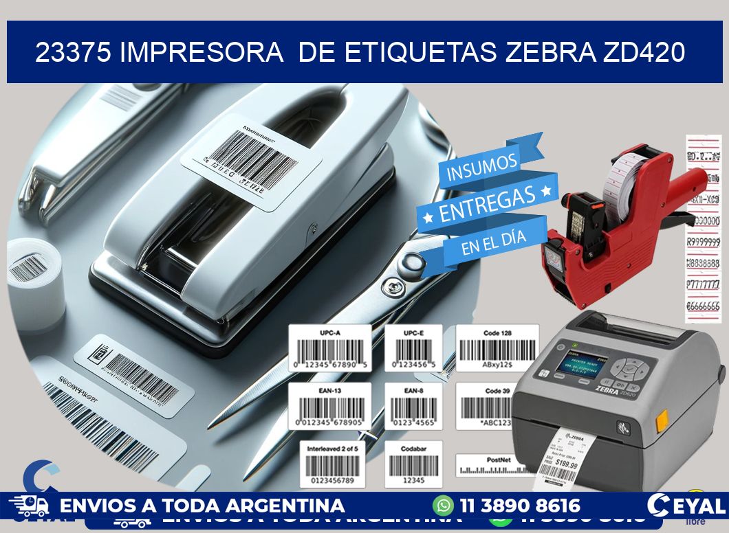 23375 impresora  de etiquetas Zebra ZD420