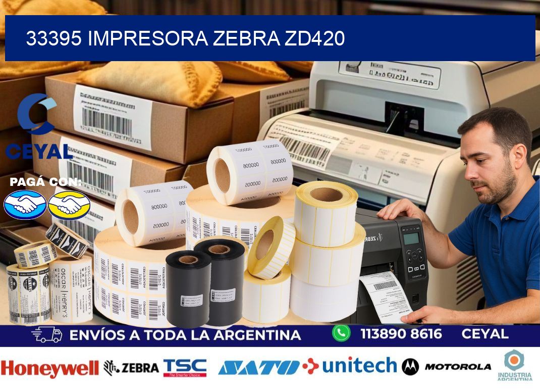 33395 Impresora Zebra ZD420